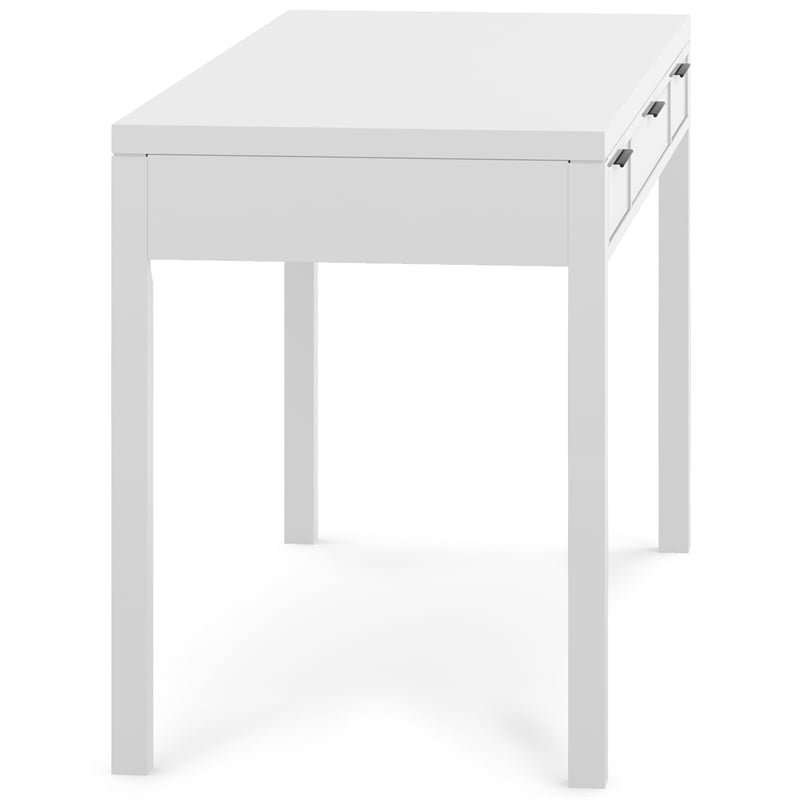 Hollander SOLID WOOD Contemporary 60 inch Wide Desk in White