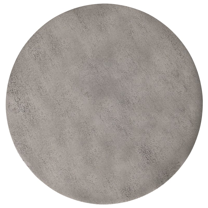 Morris Contemporary 17 inch Wide Metal Accent Table in Antique Silver