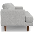 Livingston 90 inch Wide Modern Sofa in Mist Gray Woven-Blend Fabric