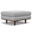 Morrison Modern 89 inch Wide Sofa Set in Mist Grey Woven-Blend Fabric