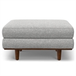 Morrison Modern 89 inch Wide Sofa Set in Mist Grey Woven-Blend Fabric