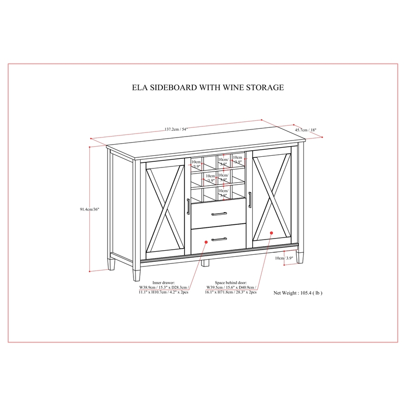 Ela SOLID WOOD 54