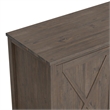 Ela SOLID WOOD 60 inch Wide Transitional Wide Storage Cabinet in Smoky Brown