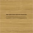 Banting SOLID WOOD Industrial 72 inch Wide Wide Desk in Oak