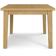 Eastwood Oak 66 inch x 40 inch Rectangle Contemporary Dining Table in Oak