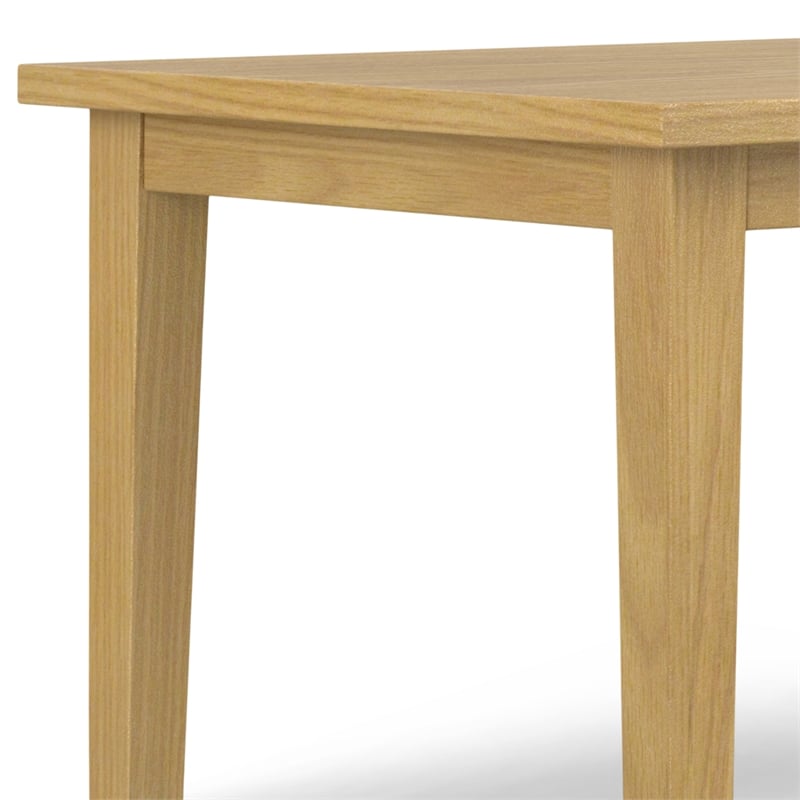 Eastwood Oak 66 inch x 40 inch Rectangle Contemporary Dining Table in Oak
