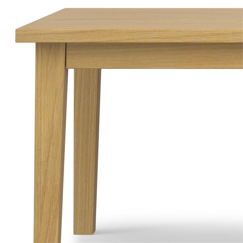 Eastwood Oak 66 inch x 40 inch Rectangle Contemporary Dining Table in Oak