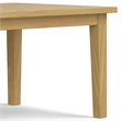 Eastwood Oak 66 inch x 40 inch Rectangle Contemporary Dining Table in Oak