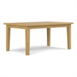 Eastwood Oak 66 inch x 40 inch Rectangle Contemporary Dining Table in Oak
