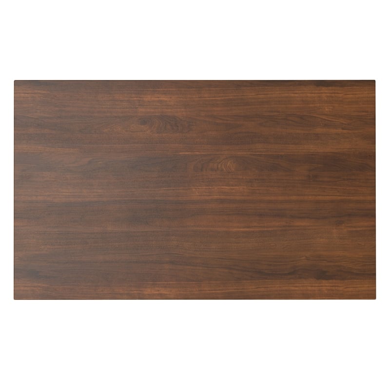 Eastwood Walnut 66x40 inch Rectangle Contemporary Dining Table in Walnut