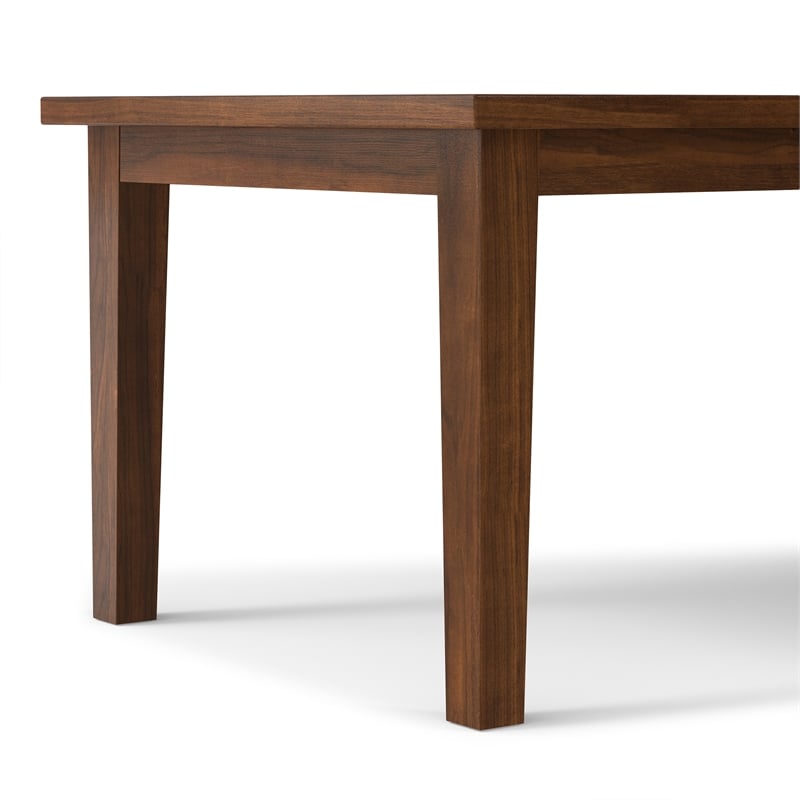 Eastwood Walnut 66x40 inch Rectangle Contemporary Dining Table in Walnut