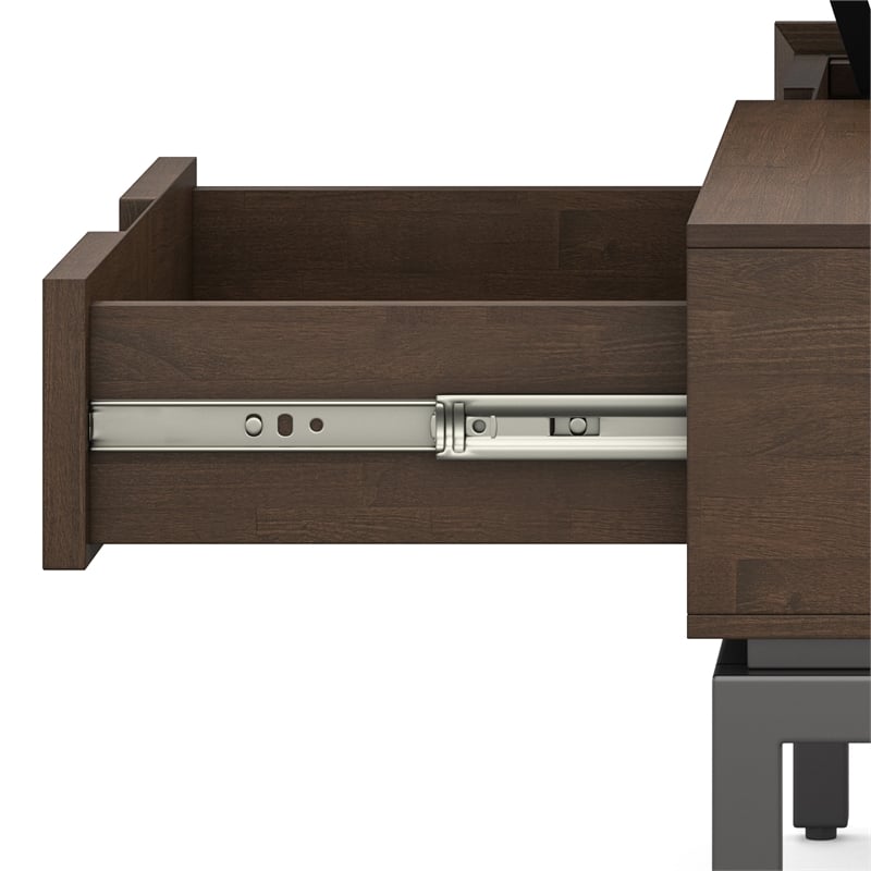 banting solid hardwood 48&quot wide modern lift top coffee table in walnut brown