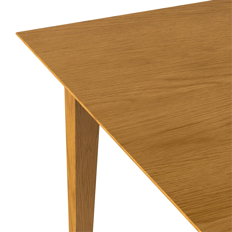 Colby Oak 60 inch x 36 inch Rectangle Contemporary Modern Dining Table in Oak
