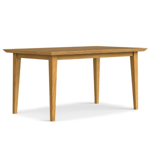 Colby Oak 60 inch x 36 inch Rectangle Contemporary Modern Dining Table in Oak