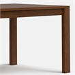 Simpli Home Wilson Rectangle Contemporary Wood Dining Table in Walnut Brown