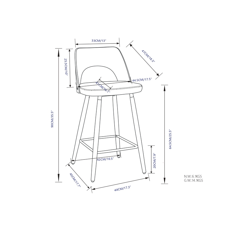 Simpli Home Micah 35.4