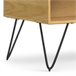 Simpli Home Hunter Rectangle Wood Coffee Table with Lift Top in Oak Brown
