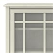 Simpli Home Connaught Solid Wood Storage Cabinet in Antique White