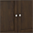 Simpli Home Acadian Solid Wood Entryway Storage Cabinet in Brunette Brown