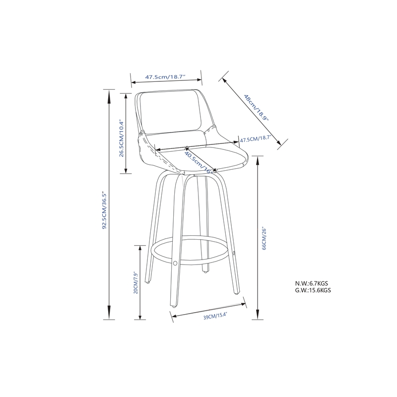 Simpli Home Callie 36.4