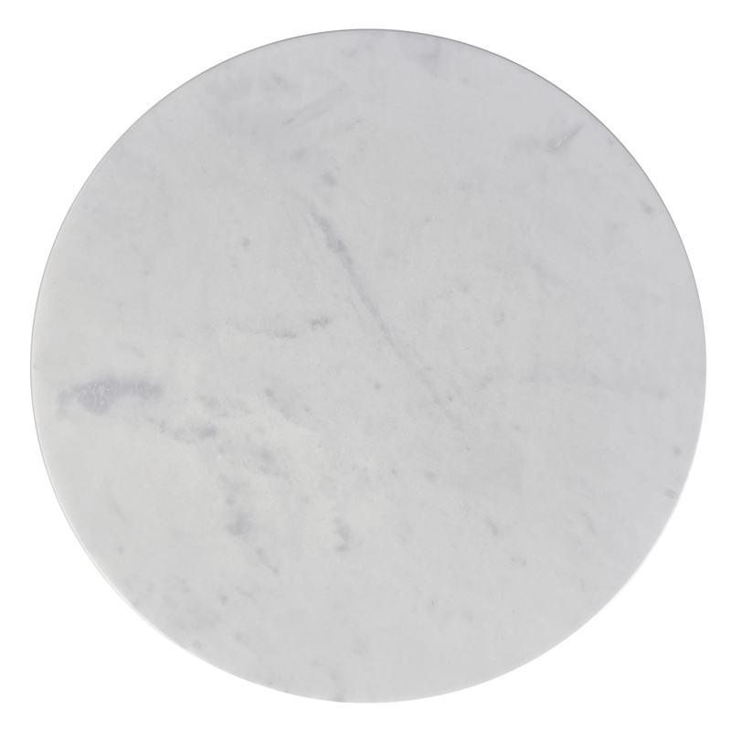 Jaxine 16 inch Wide Contemporary Side Table in Black & Gold