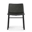 Warner/Draper 5 Pc Dining Set with 4 Chairs in Gray PU faux leather &66