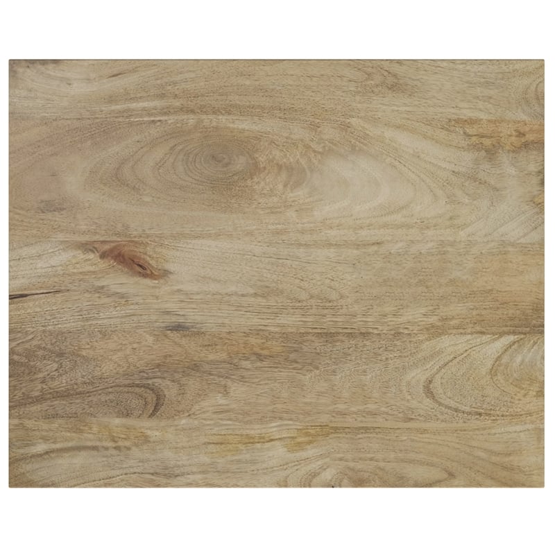 Hunter SOLID MANGO WOOD 20 inch Wide Modern Industrial Nightstand in Natural