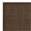 Simpli Home Harper 3-Door Solid Wood Sideboard Buffet/Storage in Walnut Brown