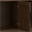 Simpli Home Harper 3-Door Solid Wood Sideboard Buffet/Storage in Walnut Brown