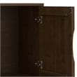 Simpli Home Harper 2-Door Solid Wood Sideboard Buffet/Storage in Walnut Brown