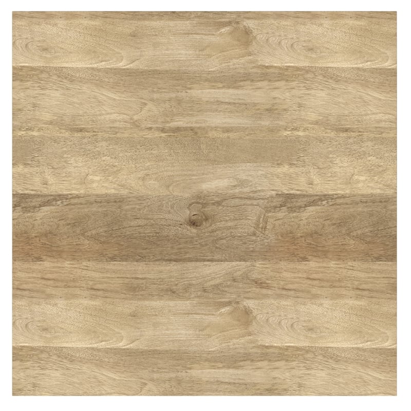 Simpli Home Lockhart Square Solid Wood Coffee Table in Natural