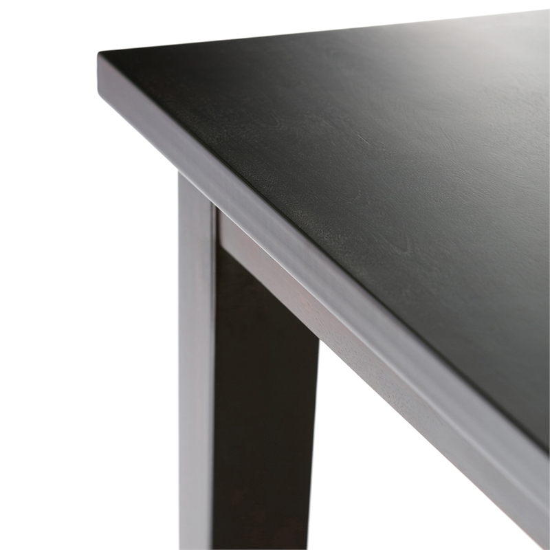 Rosemead/Eastwood 9 Pc Dining Set with 8 Dining Chairs in Gray Linen Fabric