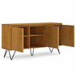 Hunter 60 inch x 18 inch Rectangle Industrial Sideboard Buffet in Oak Veneer
