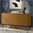Hunter 60 inch x 18 inch Rectangle Industrial Sideboard Buffet in Oak Veneer