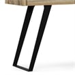 Lowry SOLID MANGO WOOD and Metal 60