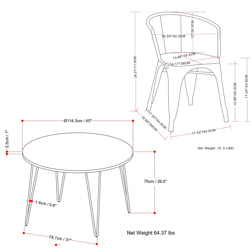 Larkin/Hunter WOOD & Metal 45