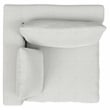 Simpli Home Jasmine Left-Arm Sofa Module in Performance Fabric