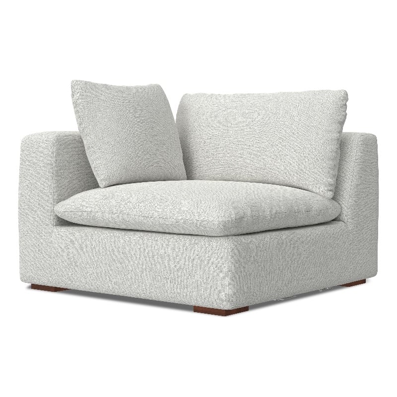 Simpli Home Jasmine Left-Arm Sofa Module in Performance Fabric
