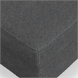 Ava Large Rectangular Ottoman in Tightly Woven Performance Fabric