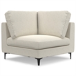Simpli Home Ava Corner Sectional in Tightly Woven off white Performance Fabric