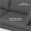 SIMPLI HOME Ava 90-inch Sofa in Tightly Woven Performance Fabric