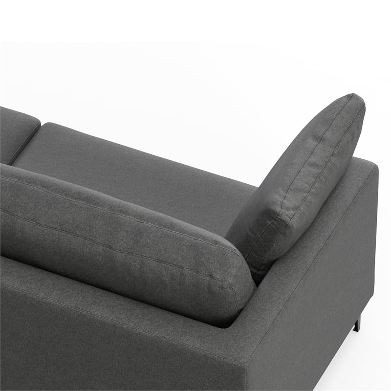 SIMPLI HOME Ava 90-inch Sofa in Tightly Woven Performance Fabric