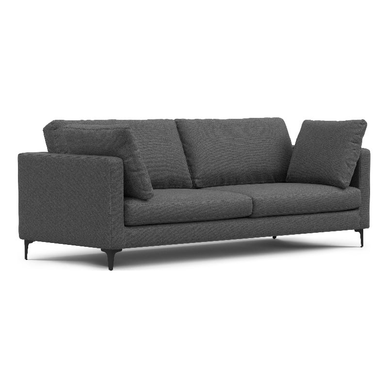 SIMPLI HOME Ava 90-inch Sofa in Tightly Woven Performance Fabric