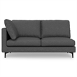 Simpli Home Ava Corner Sectional in Tightly Woven Performance Fabric