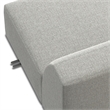 Rex Center Armless Sofa Module in Tightly Woven Performance Fabric