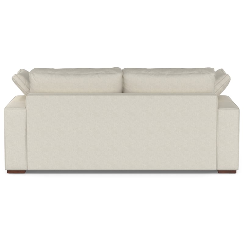 Charlie 78-inch Sofa in Tightly Woven Performance Fabric in Off white