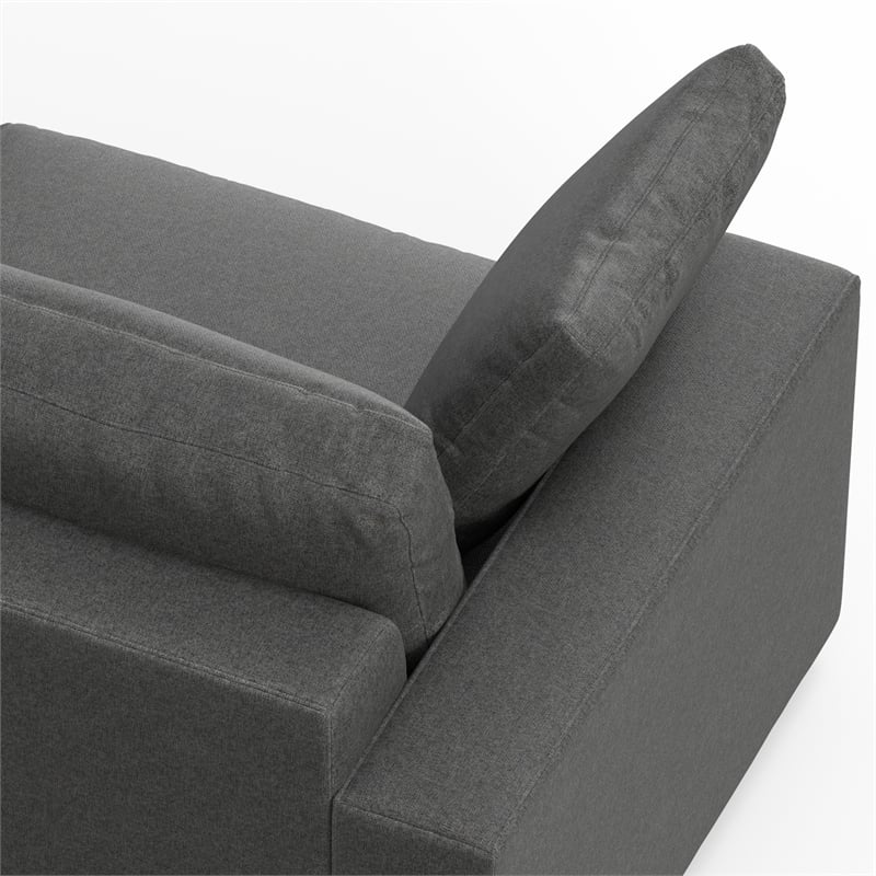 Charlie 96-inch Sofa in Tightly Woven Performance Fabric