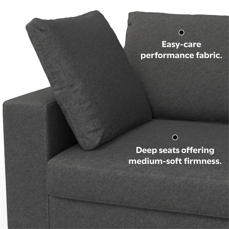 Charlie 96-inch Sofa in Tightly Woven Performance Fabric