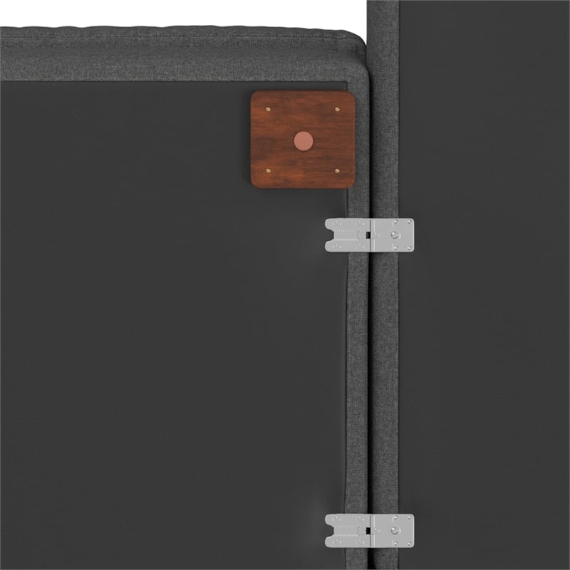 Simpli Home Charlie Right-Facing Sectional in Tightly Woven Performance Fabric