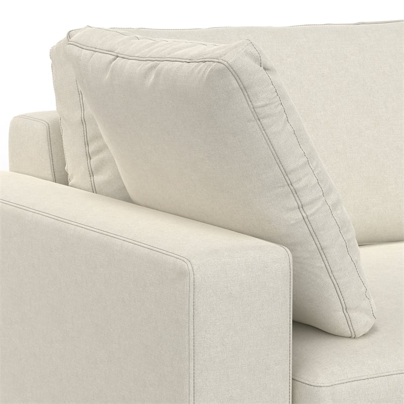 Charlie 96-inch Sofa in Tightly Woven off white Performance Fabric